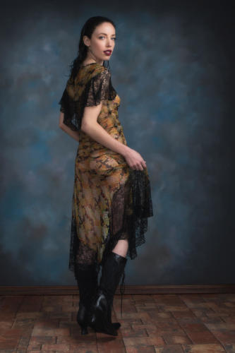 Nicole in an Old, Wet Dress