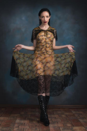 Nicole in an Old, Wet Dress