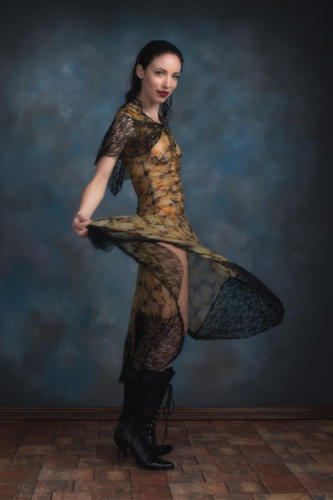 Nicole in an Old, Wet Dress