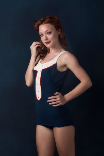 Makayla in a 60’s Catalina Swimsuit